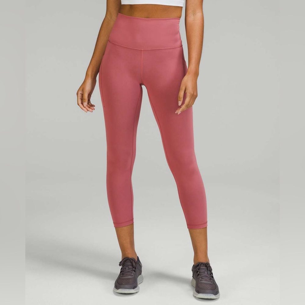 Lululemon Wunder Train Leggings Pockets 23" Size 6